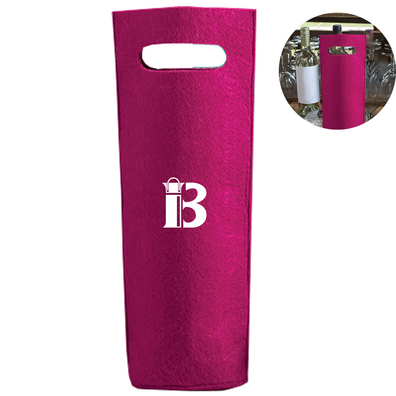Felt Gift Wine Tote Bottle Bag