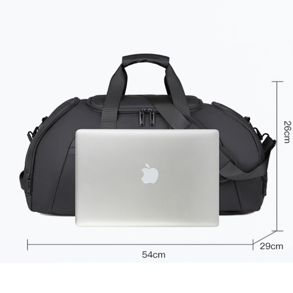 Lightweight Duffel Bag with Water Bottle Pocket