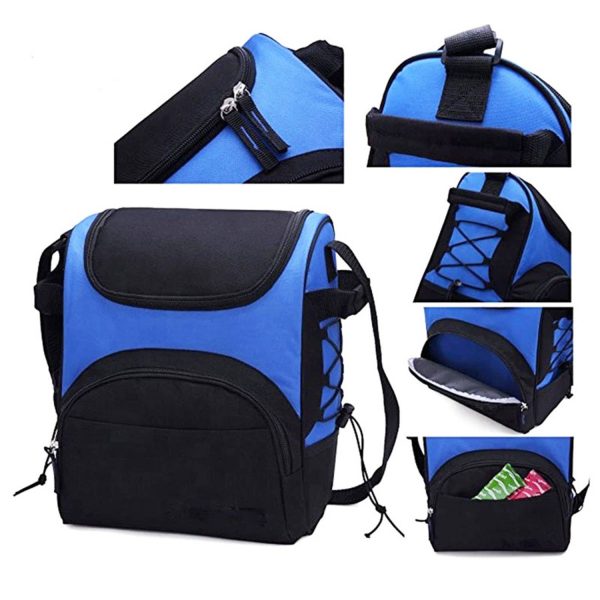 Multi Compartment Portable Thermal Cooler Insulated Bag