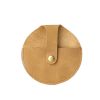 Genuine Leather Round vintage coin storage bag