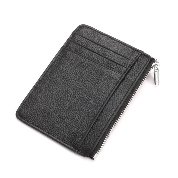 genuine Leather RFID anti magnetic multifunctional card bag