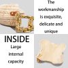 Wood Vintage shoulder tote bag