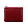 Genuine Leather 2 Zipper Coin Purse Wallet
