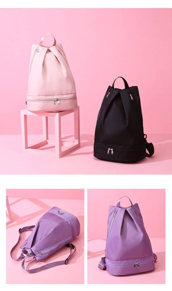 Gym backpack for Women men with Shoes Compartment