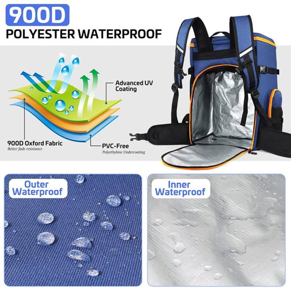 Large Capacity Waterproof Ski Boot Bag Backpack