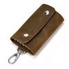Genuine Crazy Horse Leatehr Key Wallet Case Holder