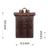 Waterproof Waxed Canvas Backpack for Men