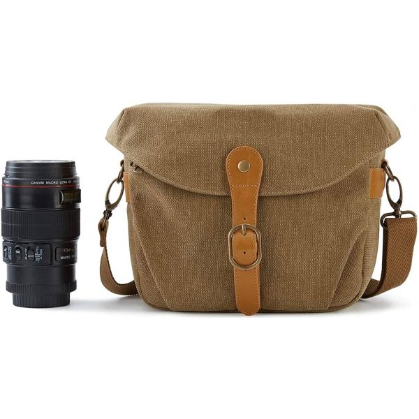 Canvas Outdoor portable waterproof camera bag