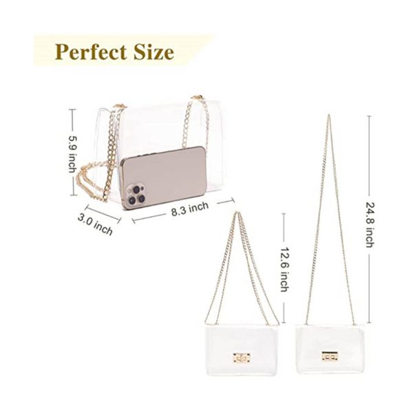 Clear Purse Gift For Women Clear Crossbody Bag Cute