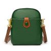 Genuine Leather Small Crossbody Cell Phone for Women Purses