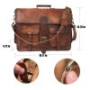 Genuine Leather Laptop bag best computer satchel Briefcase