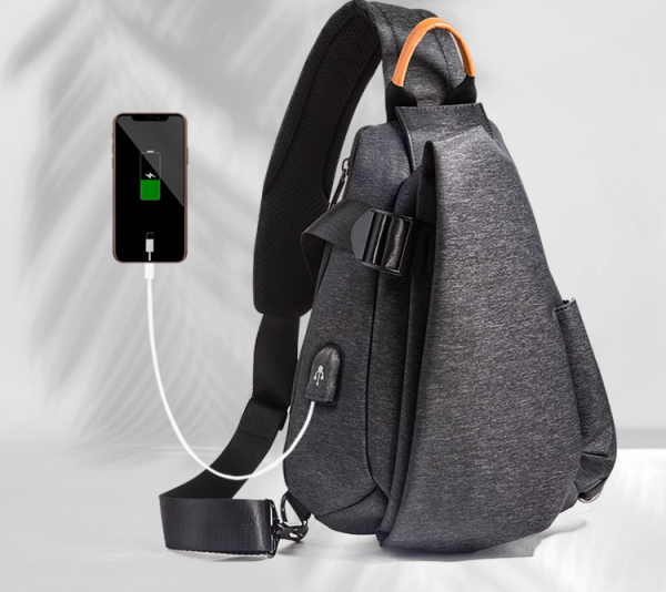 Water Resistant Casual Shoulder Bag for Women Men