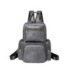 PU Leather Convertible Crossbody Backpack