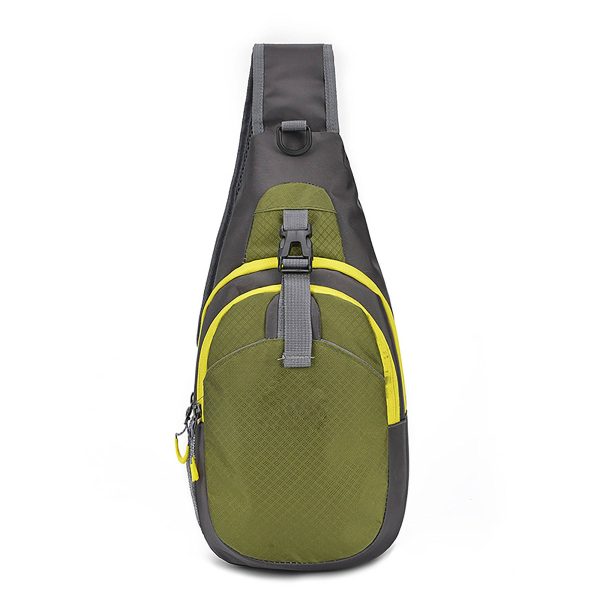 Nylon Crossbody Chest Bag for Hiking Travel