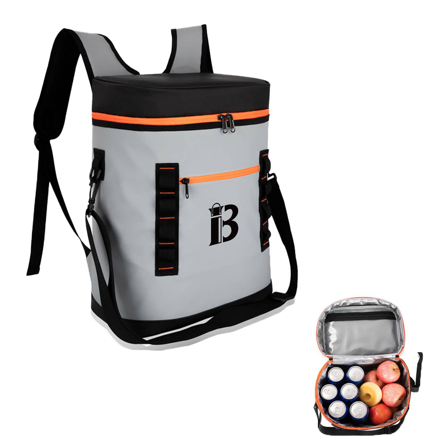 Thermal insulated backpack cooler