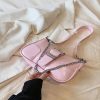 PU large capacity single shoulder square women's tote bag