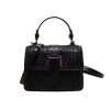 PU Leather Crossbody Bag Solid Color Elegant for Women