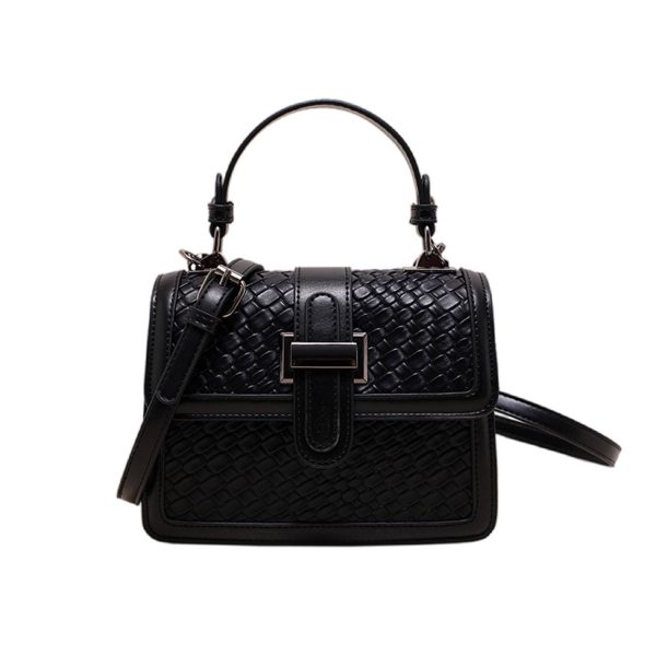 PU Leather Crossbody Bag Solid Color Elegant for Women