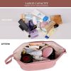 PU Leather Double Layer Cosmetic Bag