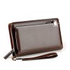 PU Leather Men's Handheld Purse