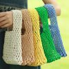 Women Cotton Beach Woven Mini Handbag