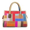 Genuine Leather Hand-paneled colourful cross-body bag