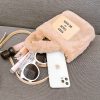 Fleece Furry Bucket bag