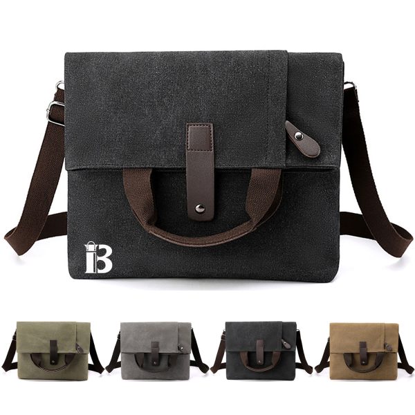 12 Inch Canvas Shoulder Bag