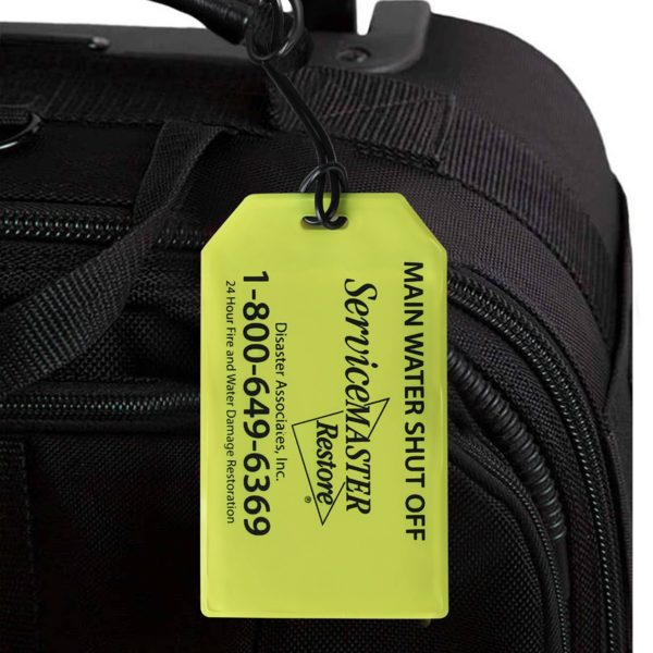 Soft Luggage Tag With PVC Strap