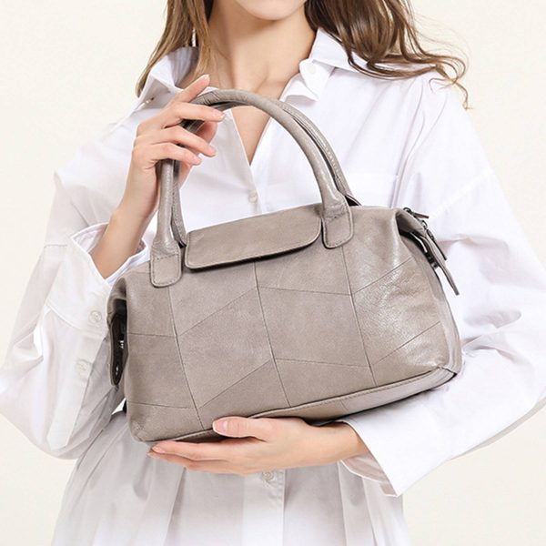 Genuine Leather Crossbody Satchel Handbags