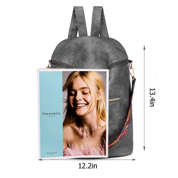 PU Leather Fashion Lady Backpack
