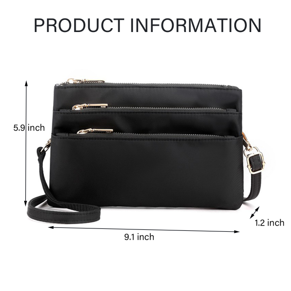 Handbag Waterproof Lightweight Messenger Crossbody Bag