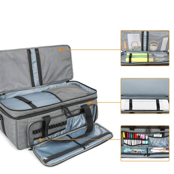Multifunctional portable printer storage bag