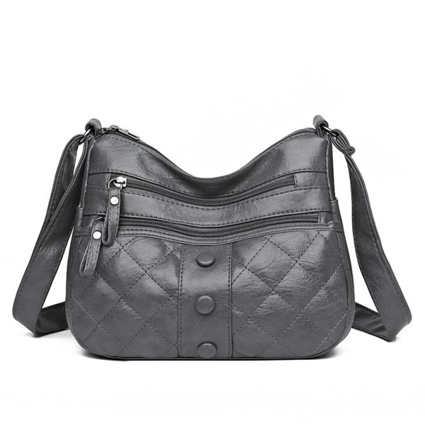 PU Leather soft shoulder cross-body bag