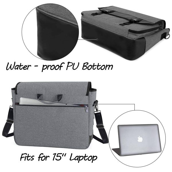 Bartender Kit Travel Bag with Padded Wine Compartments