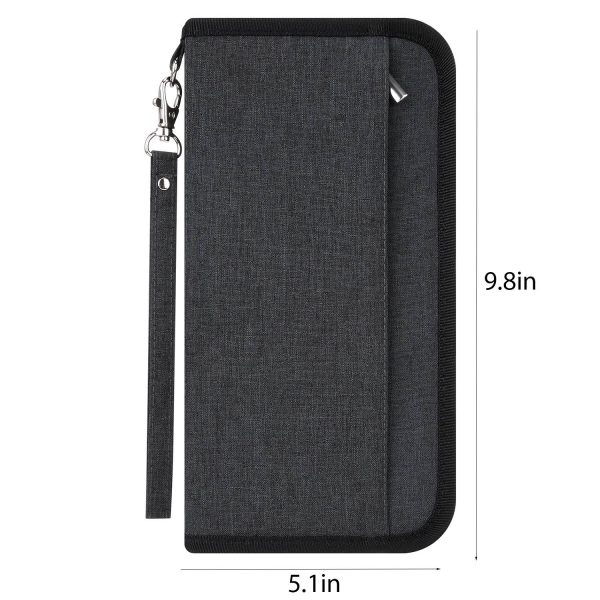 High Capacity Multi-Card Passport Holder