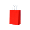 Reusable hand-held kraft paper bag