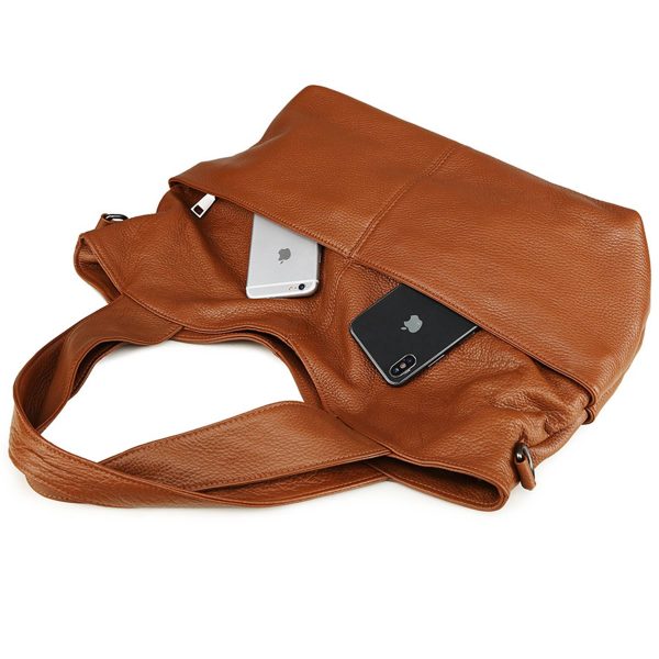 Women's Soft Genuine Leather Tote Bag