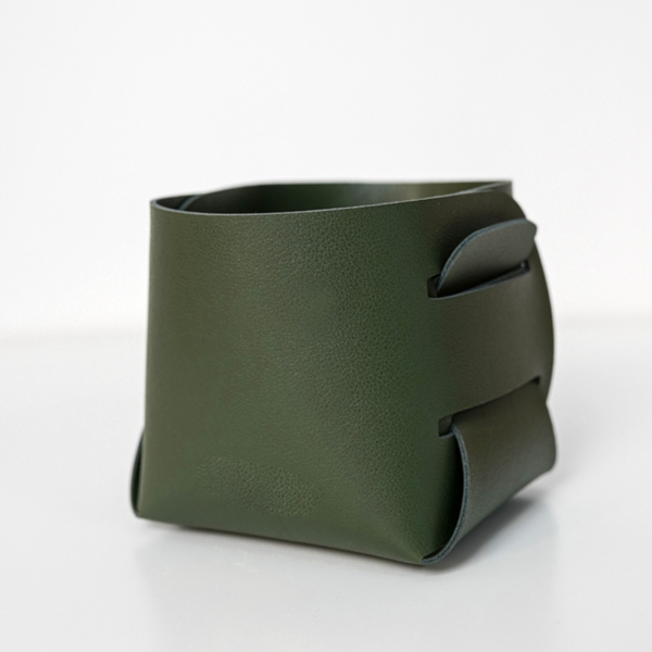 Foldable PU Leather Desktop Storage organizer