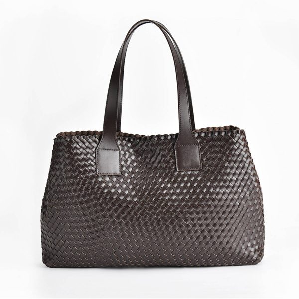 Genuine Leather Large Summer Beach Travel Tote Bag