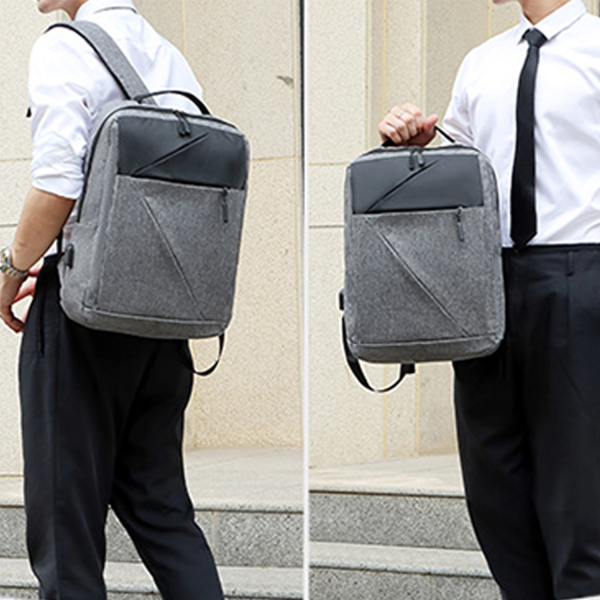 3 in 1 Oxford Backpack Set With Usb Charging Port
