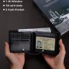 Men'S Genuine Leather Wallet Card Slots