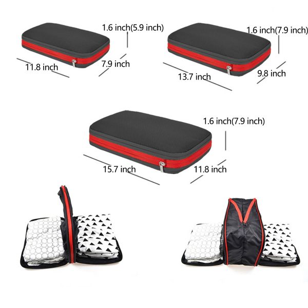 Luggage Organizers for Travel Accessories with Shoe Bag