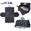 Oxford waterproof Garment Travel Duffel Bag with Shoe Pouch