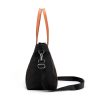 Leather Nylon Shoulder Crossbody Bag