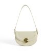 Genuine Leather Saddle Tote Bag