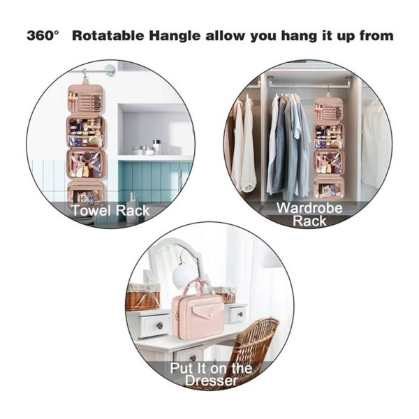 Hanging Makeup Bag Organizer