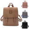PU Leather Stylish Small Backpack Bag for Women