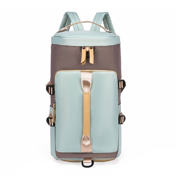Sports Duffle Backpack with Shoe Compartment for Women