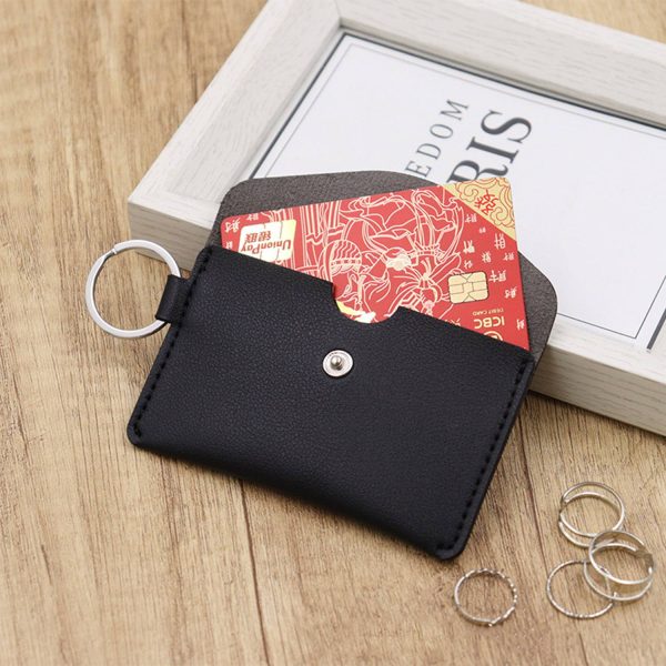 PU Card Holder Handmade Retro Coin Purse